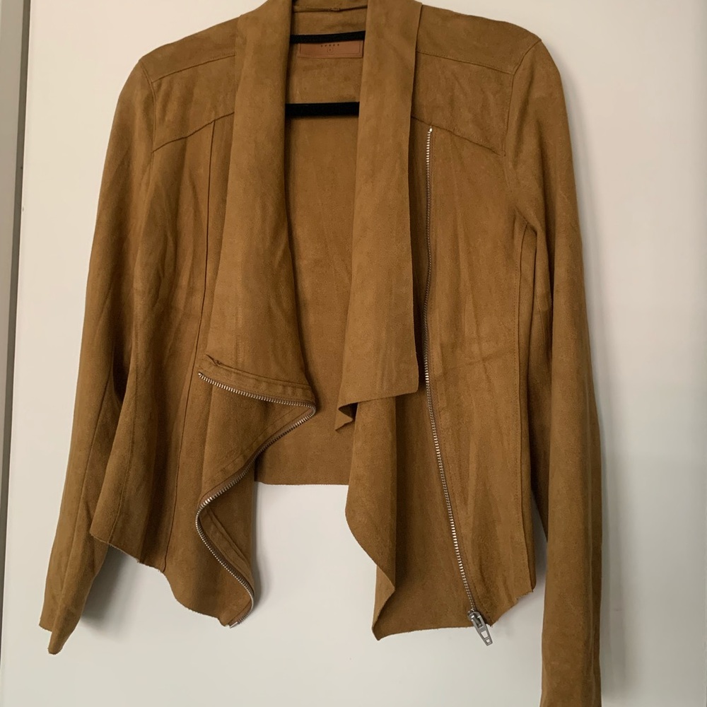 Tan suede jacket